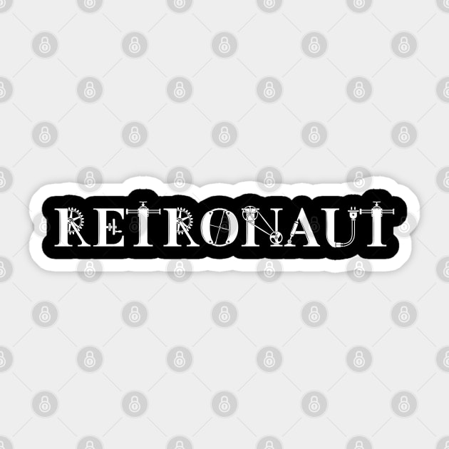 Retronaut Steampunk Sticker by Talesbybob